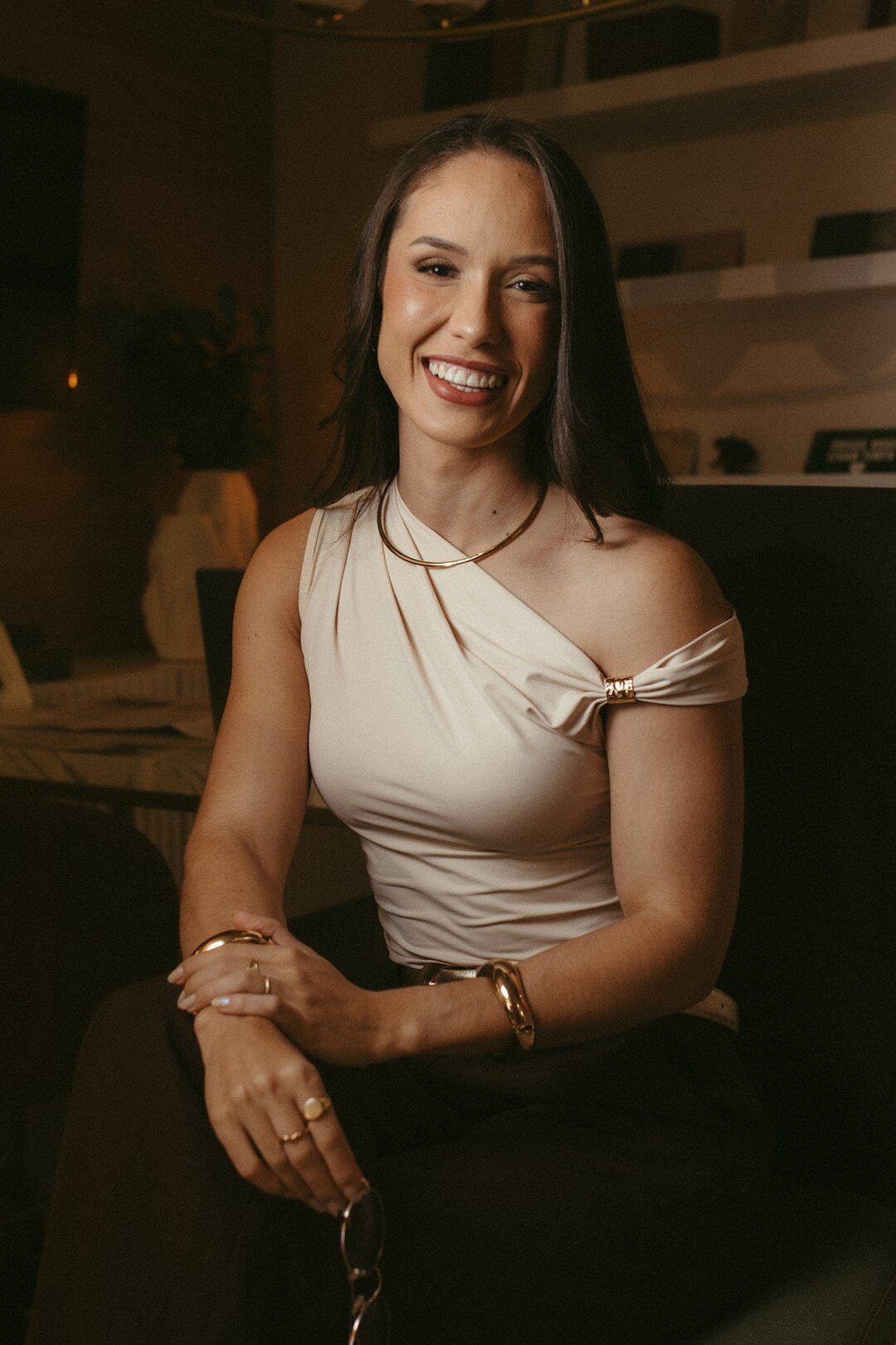 Portrait of a female sales director smiling