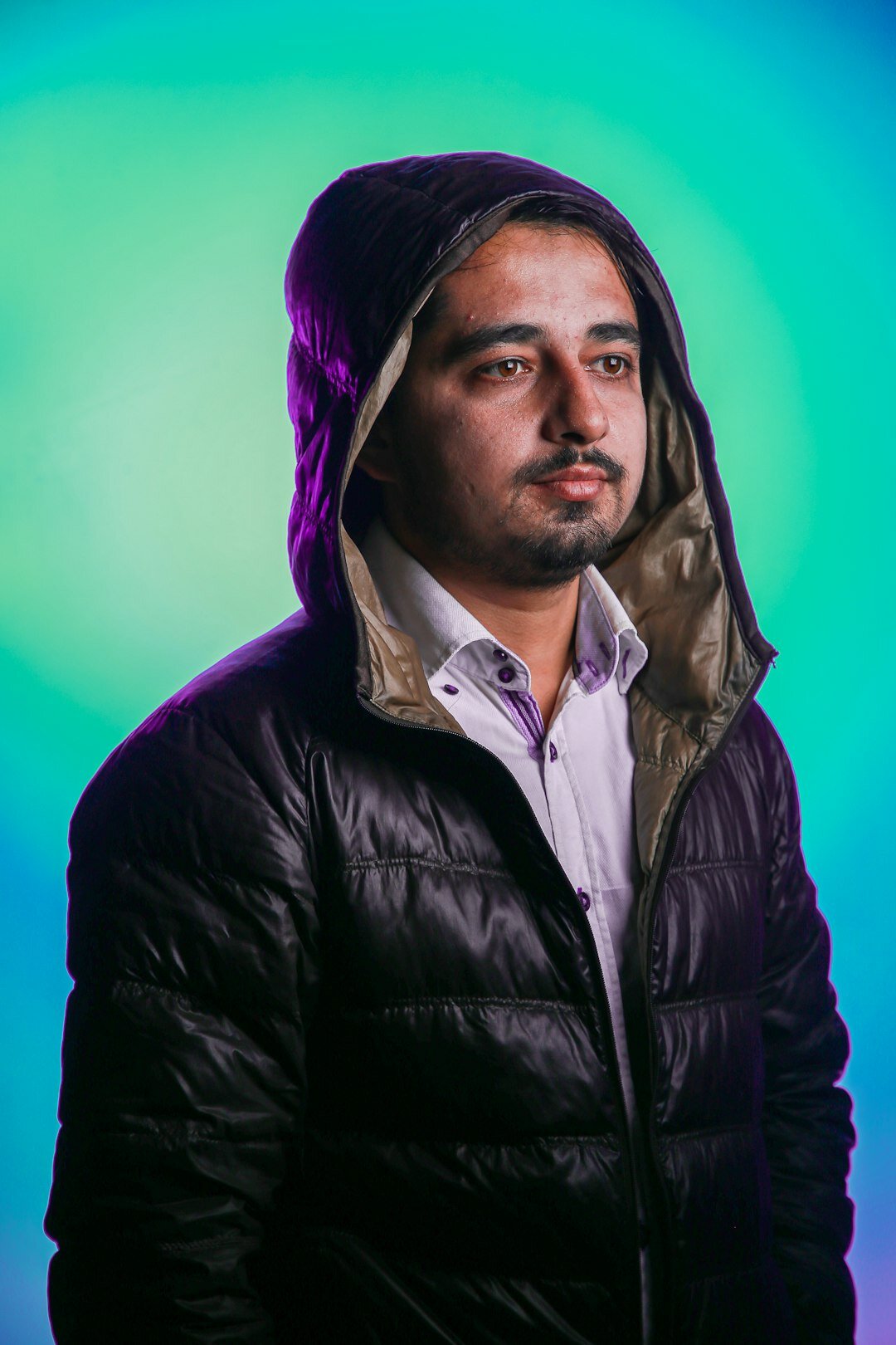 Portrait of a male technology startup founder