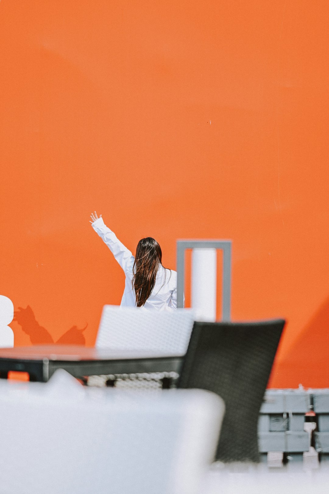 Confident businesswoman giving a presentation to investors