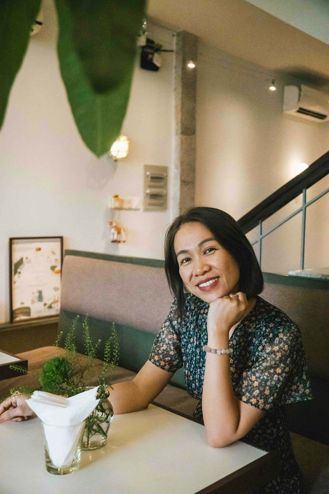 Portrait of a female startup CEO smiling