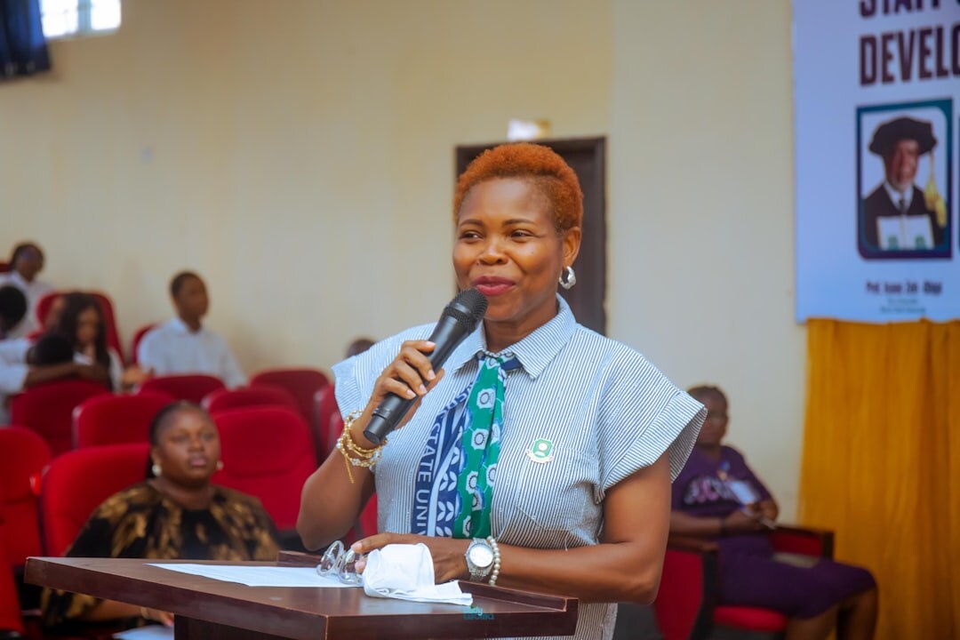 public speaking stage